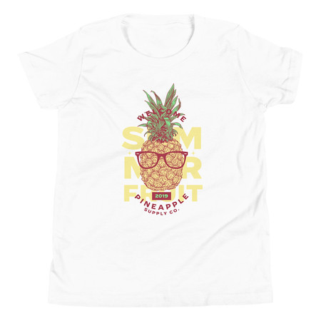 [ID: 307-G417] Cool Pineapple - Tropical Fruit Youth Staple Tee