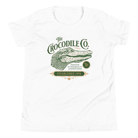 [ID: 307-G439] Crocodile Co. - Wild Animal Youth Staple Tee