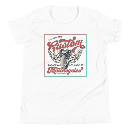 [ID: 307-G445] custom motorcycle  Youth Staple Tee