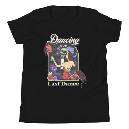 [ID: 307-G466] Dancing Our Last Dance - Halloween Youth Staple Tee