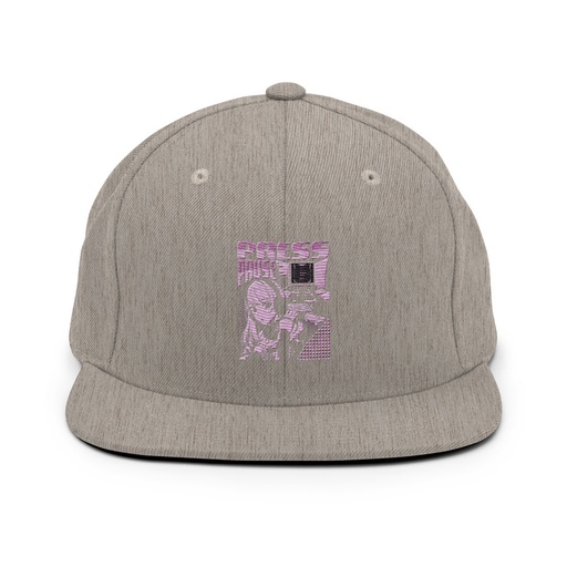 [ID: 99-G4] 'Press Pause' Anime Gaming Classic Snapback