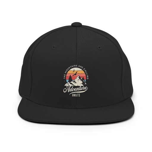[ID: 99-G27] Adventure Await - Wilderness Camping Classic Snapback