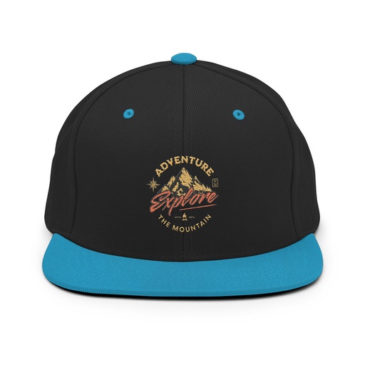 [ID: 99-G30] Adventure Explore The Mountain Classic Snapback