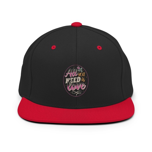 [ID: 99-G51] All you Need is Love - Valentines Day Classic Snapback