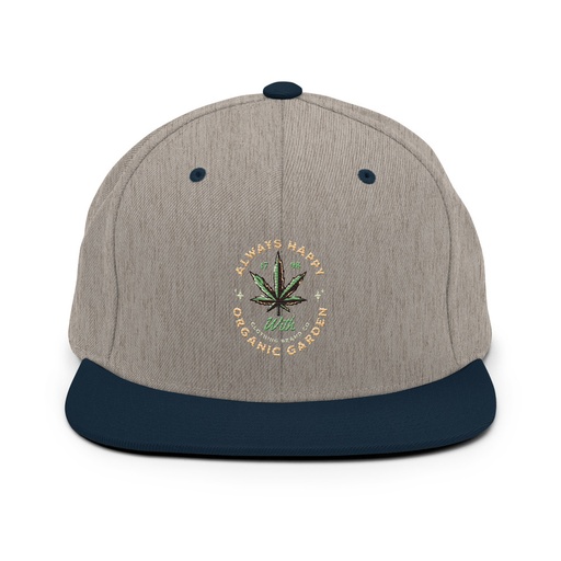 [ID: 99-G55] Always Happy - Cannabis Classic Snapback
