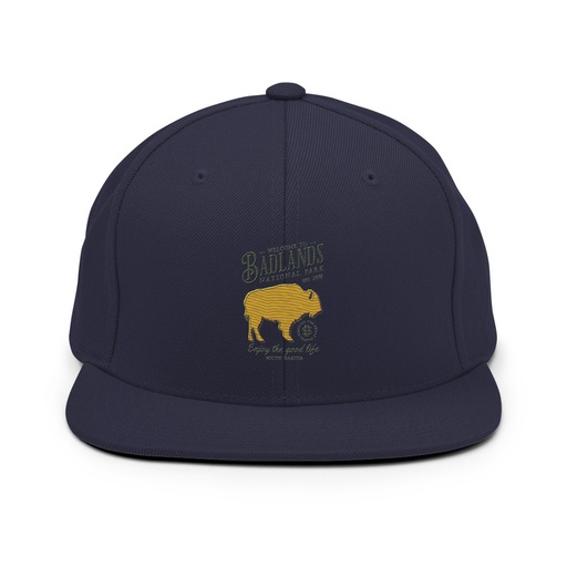 [ID: 99-G131] Badlands National Park - Bison Classic Snapback