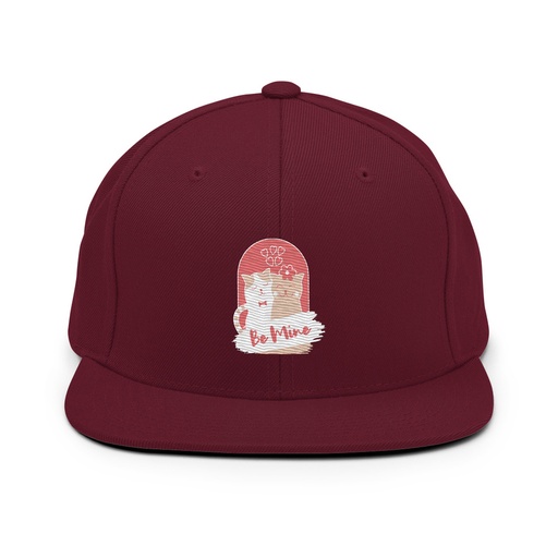 [ID: 99-G157] Be Mine - Cute Cat Couple Classic Snapback