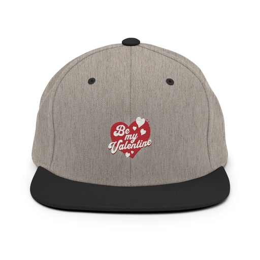[ID: 99-G158] Be my Valentine - Love Heart Classic Snapback