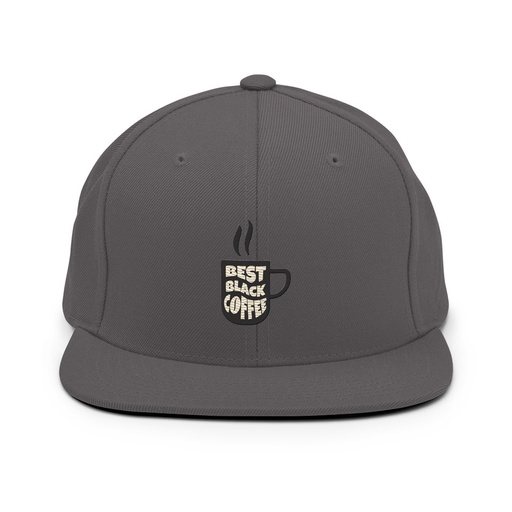 [ID: 99-G185] Best Black Coffee - Hot Cup Classic Snapback