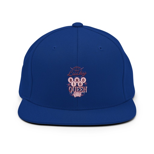 [ID: 99-G209] Bingo Queen - Retro Crown Classic Snapback