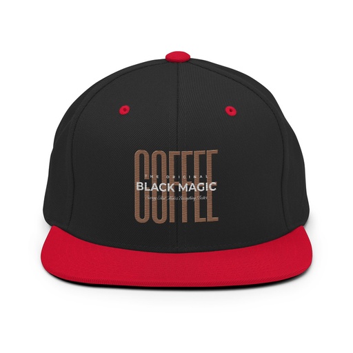 [ID: 99-G226] Black Magic - Minimal Modern Coffee Quote Classic Snapback
