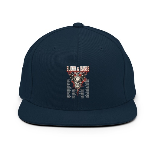 [ID: 99-G236] Blood & Basss - Snake and Skull Classic Snapback