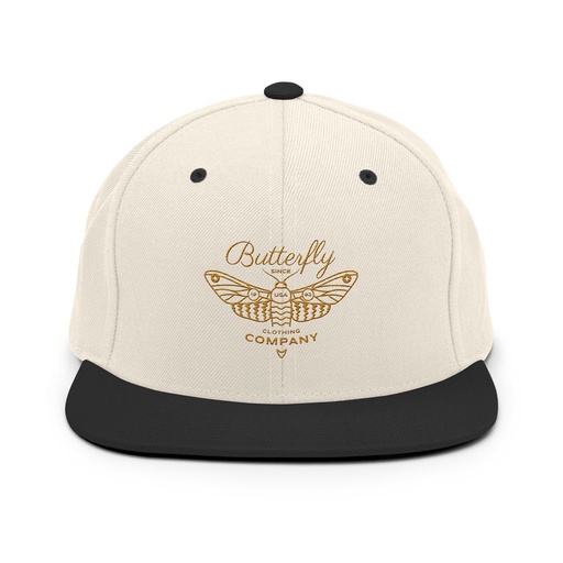 [ID: 99-G240] Blue Butterfly - Minimal Classic Snapback