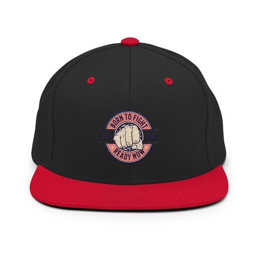 [ID: 99-G265] Born to Fight - Fist Classic Snapback