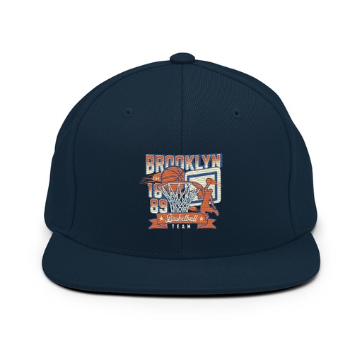 [ID: 99-G290] Brooklyn Basketball Team - Athletic Sports Classic Snapback