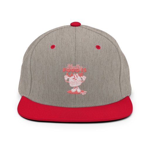 [ID: 99-G296] Burger Mascot Classic Snapback