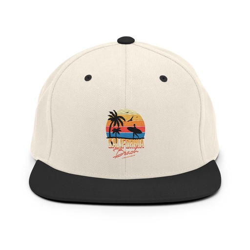 [ID: 99-G312] California Beach - Retro Surf Classic Snapback
