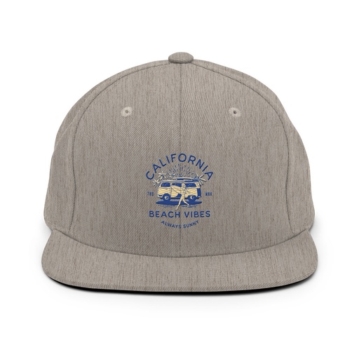 [ID: 99-G314] California Beach Vibes - Retro Camper Van Classic Snapback