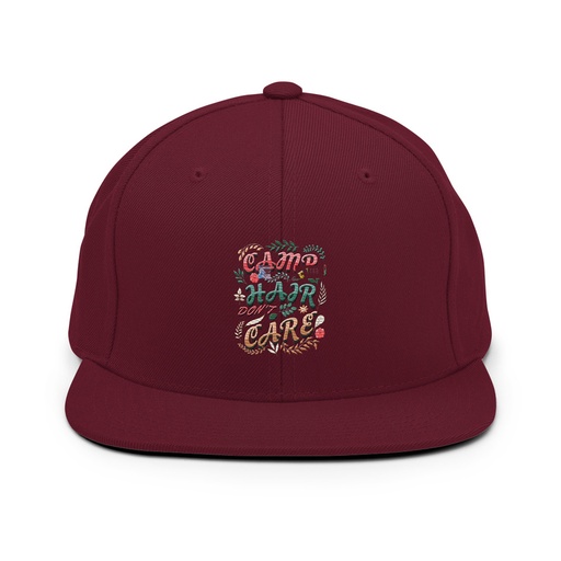 [ID: 99-G321] Camp Hair Don't Care Classic Snapback