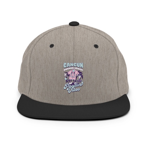 [ID: 99-G330] Cancun Positive Vibes Classic Snapback