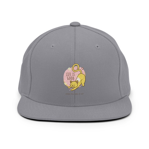 [ID: 99-G338] Cat Life - Humor Classic Snapback