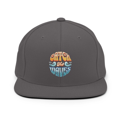 [ID: 99-G343] Catch the Waves - Beach Vibe Classic Snapback