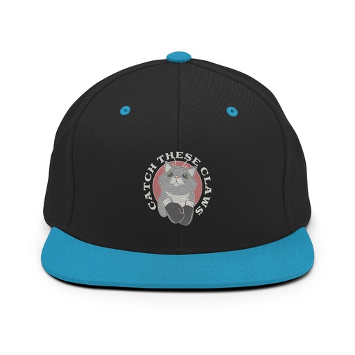 [ID: 99-G344] Catch These Claws - Cute Cat Classic Snapback
