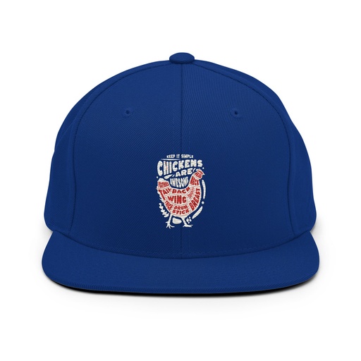 [ID: 99-G365] Chickens Are Awesome - Butcher Cuts Classic Snapback