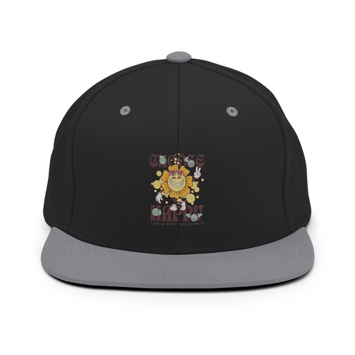 [ID: 99-G371] Choose Happy Classic Snapback