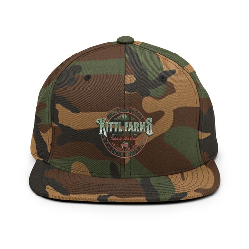 [ID: 99-G376] Christmas Tree Farm - Vintage Holiday Badge Classic Snapback