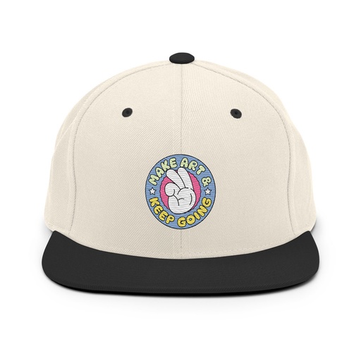[ID: 99-G408] Colorful Fun Retro Style Badge Classic Snapback