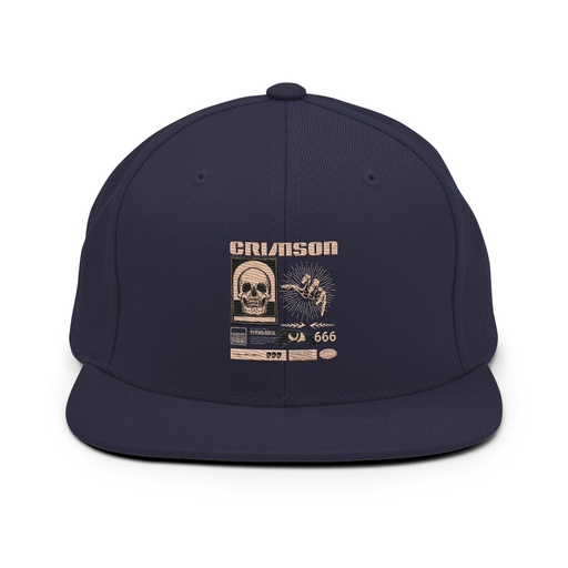 [ID: 99-G438] Crimson Classic Snapback