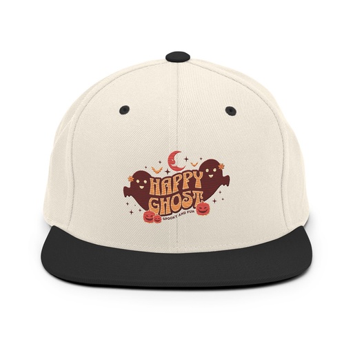 [ID: 99-G452] Cute Happy Ghost Classic Snapback