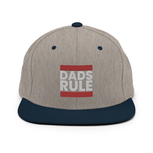 [ID: 99-G462] Dads Rule (1) Classic Snapback