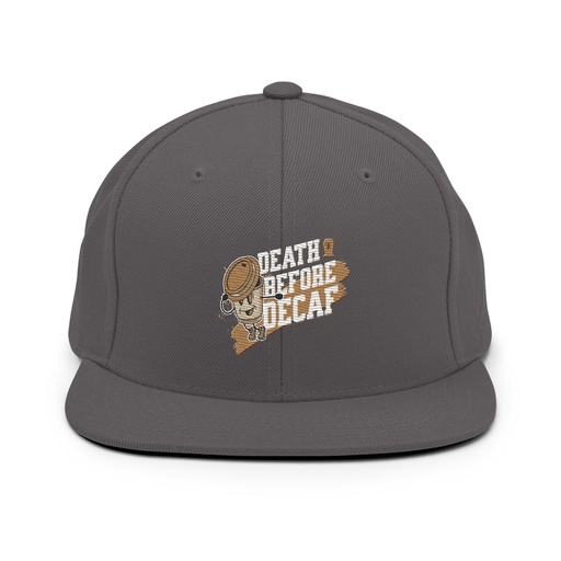 [ID: 99-G476] Death Before Decaf Classic Snapback