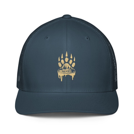 [ID: 596-G14] A Beary Good Home Closed-Back Trucker Cap