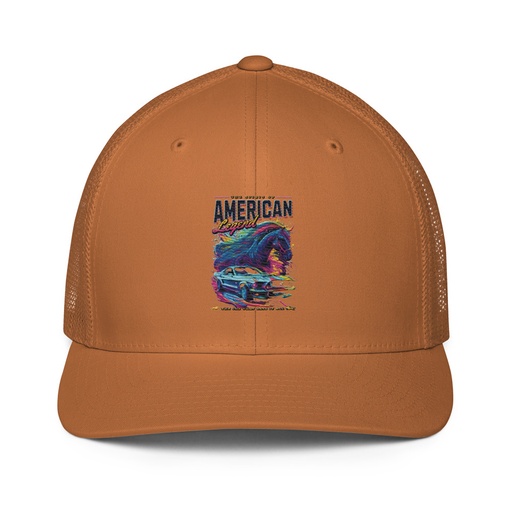 [ID: 596-G74] American Legend Closed-Back Trucker Cap