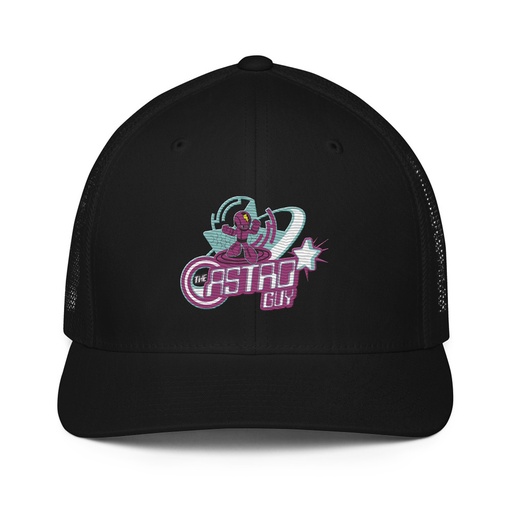 [ID: 596-G107] astro guy Closed-Back Trucker Cap