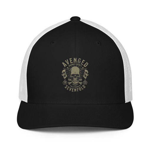 [ID: 596-G117] AVENGED SEVENFOLD Closed-Back Trucker Cap