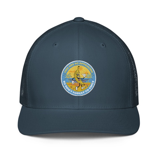 [ID: 596-G135] Banana project _-) Closed-Back Trucker Cap