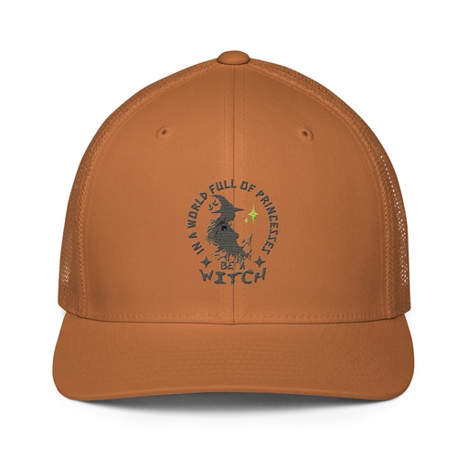 [ID: 596-G153] Be A Witch Closed-Back Trucker Cap