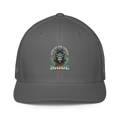 [ID: 596-G171] Beast Mode Closed-Back Trucker Cap