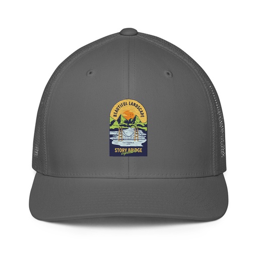 [ID: 596-G172] Beautiful Landscape - Outdoor Closed-Back Trucker Cap