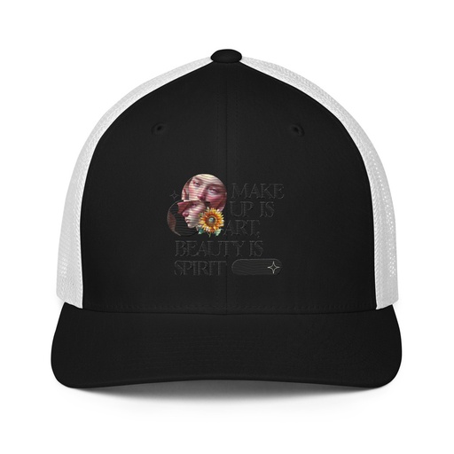 [ID: 596-G174] Beauty is Spirit Closed-Back Trucker Cap