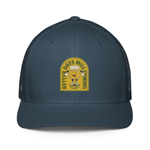 [ID: 596-G194] Better Days Will Coming Closed-Back Trucker Cap