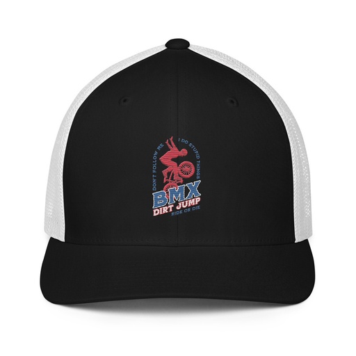 [ID: 596-G244] BMX Dirt Jump - Extreme Sports Closed-Back Trucker Cap
