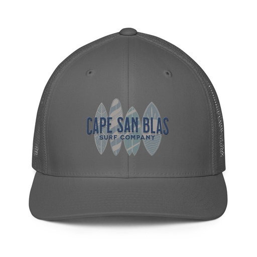 [ID: 596-G245] Board Room Closed-Back Trucker Cap