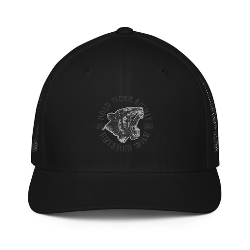 [ID: 596-G249] Bold Tiger Spirit Closed-Back Trucker Cap