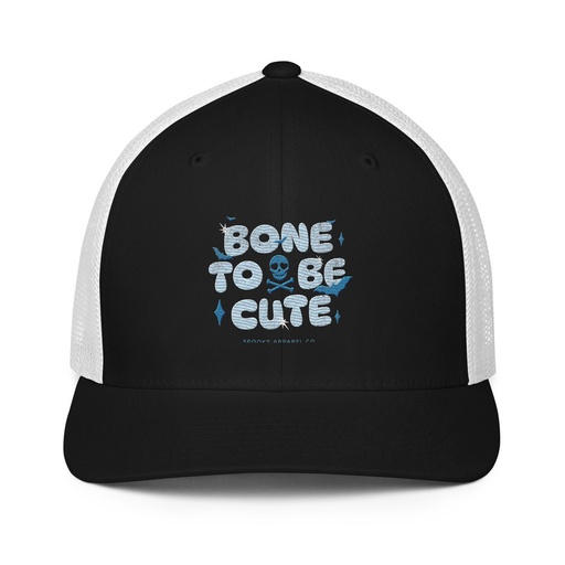 [ID: 596-G250] Bone To Be Cute - Halloween Closed-Back Trucker Cap