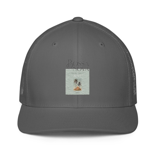 [ID: 596-G271] Bossa Nova Closed-Back Trucker Cap